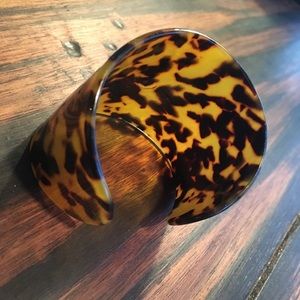 JCrew acrylic cuff bracelet